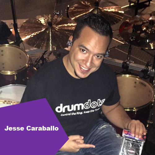 Jesse Caraballo, Drum and Latin Percussion Instructor, Ricmon Music School and Drummer for Rico Monaco Band